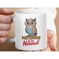 thumbnail image 1 of Funny Owl Coffee Mug: Nerdy Book Lover Gift Cup, 1 of 5