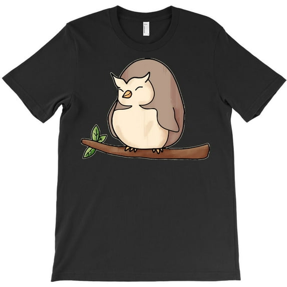 Funny Owl Graphic Tee, Humorous Bird Themed - Great Gift Idea, H5761 Unisex T-Shirt, Up to 5XL Available
