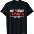 thumbnail image 1 of Funny Oxford Comma Quote, Team Oxford Comma, Funny Grammar T-Shirt, 1 of 3