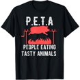 thumbnail image 1 of Funny P.E.T.A People Eating Tasty Animals BBQ Kids Adults T-Shirt, 1 of 4