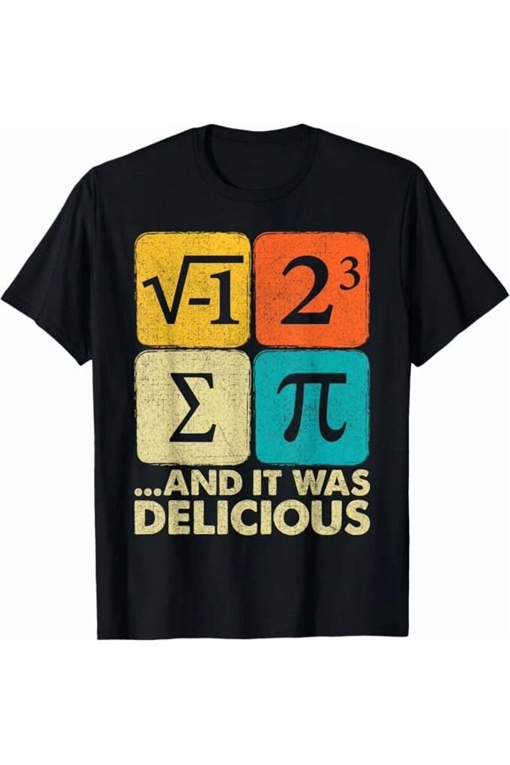 Funny PI Day Math Pun Geometry Teacher Graphic Design Unisex T-Shirt, up to Size 5XL
