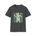 thumbnail image 1 of Funny Paint Splatter Dancing Cat Graphic Novelty Tee, 1 of 4