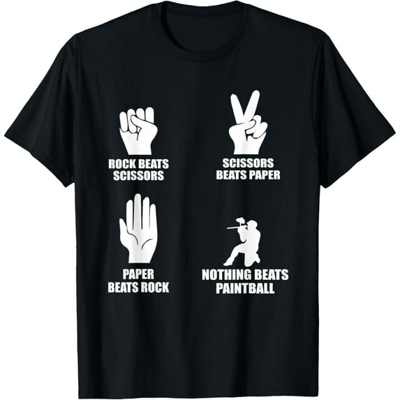 Funny Paintball Sports Shooting Paint Gift Men T-Shirt
