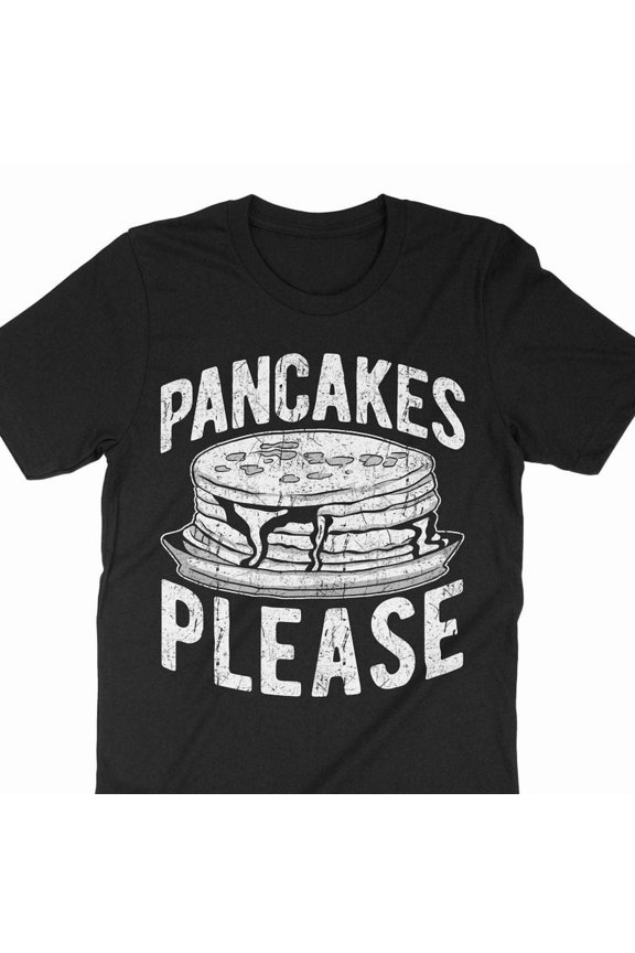 Funny Pancake Lover Breakfast Foodie Syrup Family Pajama Graphic Tee,for unisex up to size 5XL