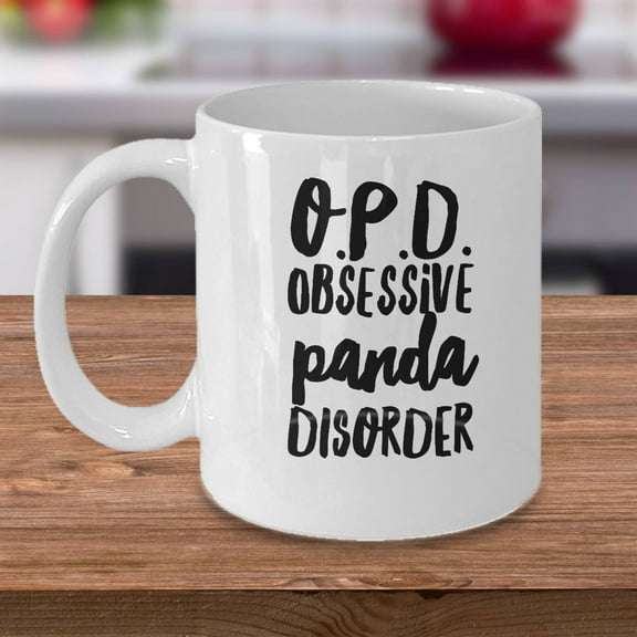 Panda 11 oz Coffee Mug - Funny Panda Design White Ceramic Gift