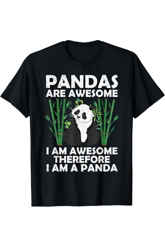 Funny Panda Design For Men Women Boys Girls Panda Bear Lover T-Shirt