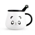 thumbnail image 1 of Funny Panda Mug,Panda Coffe Mugs with Lid & Spoon,Cute Panda Ceramic Coffee Mug,Kawaii Panda Cup Gifts for Girls Women Men Kids (Despise,470ML), 1 of 7
