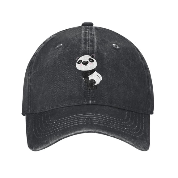 Funny Panda Pattern Baseball Cap Men'S Women'S Fashion Hat Vintage Adjustable Unisex Casquette