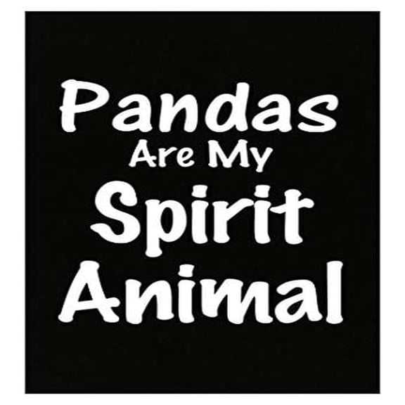 Funny Panda Spirit Animal Poster - Wall Decor for Animal Lovers Gift