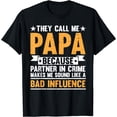 thumbnail image 1 of Funny Papa Art For Grandfather Grandparent Papi Papaw Men T-Shirt, 1 of 3