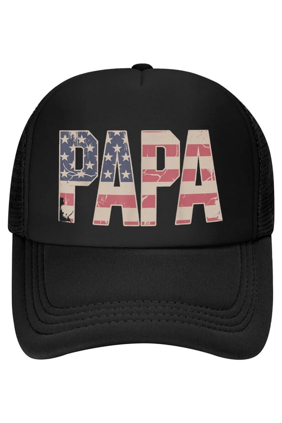 Funny Papa Art for Grandpa from GrandFather's Day Papa Baseball Cap