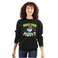 thumbnail image 1 of Funny Papa Smurf Who's Your Paddy Sweatshirt for Men or Women Brisco Brands S, 1 of 6