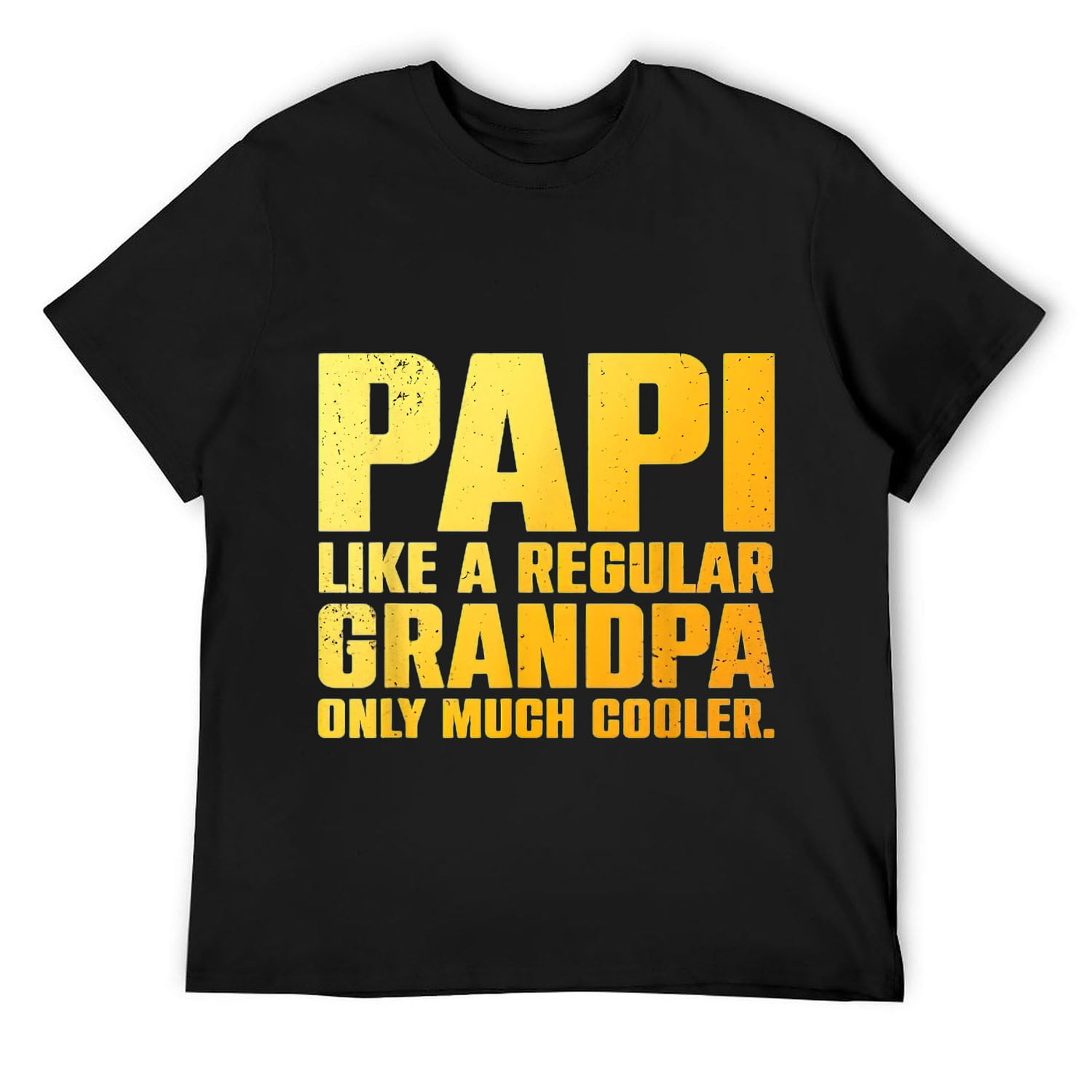 Papi Short Man Funny Papi Design For Papi Men Father's Day Grandpa Dad Papa T-Shirt ...