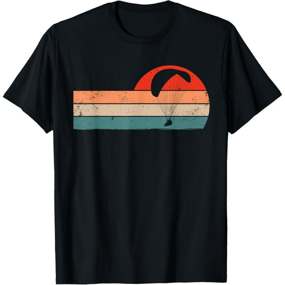 Funny Paraglider & Paragliding - Parachtuting & Skydiving T-Shirt men and women can wear, black, white, gifts