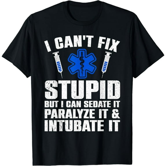 Funny Paramedic Design For Men Women EMT Paramedic EMS Lover T-Shirt