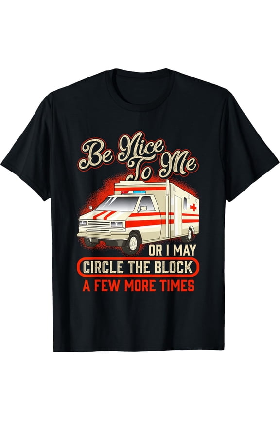 Funny Paramedic EMT Emergency Ambulance EMS Proud AMR T-Shirt