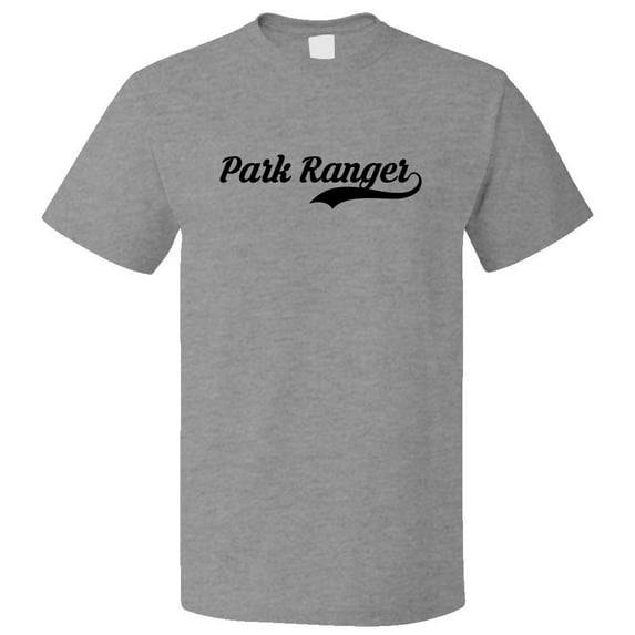 Funny Park Ranger Retro Old School T shirt Tee Gift