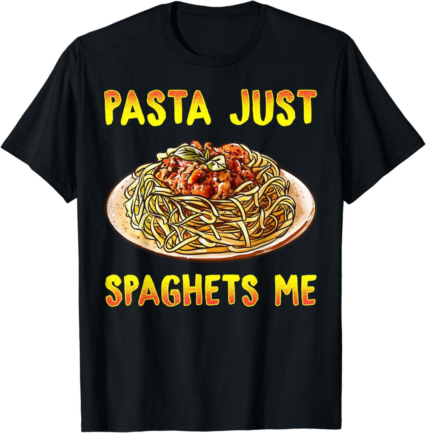 Funny Pasta Dish TShirt Italian Spaghetti Bolognese TShirt