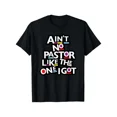 thumbnail image 1 of Funny Pastor Appreciation Gift Unisex Short Sleeve Graphic Casual T-Shirt, 1 of 6