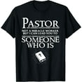 thumbnail image 1 of Funny Pastor Gift For Men Cool Christian Church Appreciation T-Shirt, 1 of 3