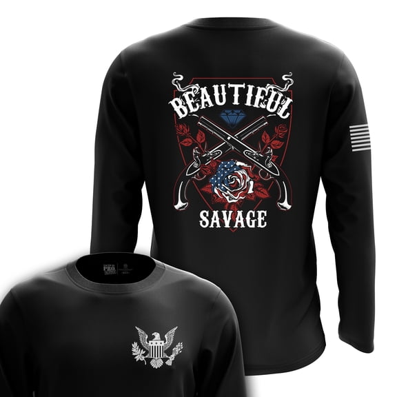 Funny Patriotic Long Sleeve Crew Neck | Decorated in The USA