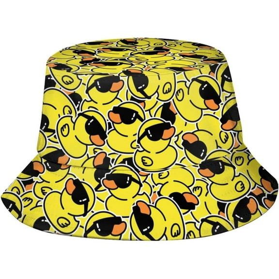 Funny Pattern Bucket Hat, Unisex Summer Sun Hat Packable Beach Travel Fisherman Cap for Women Men