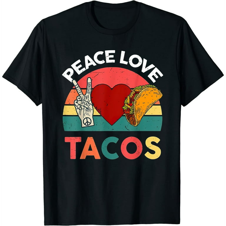 Womens Funny Love Tacos Shirt For Girl Womens Funny Love Tacos Shirt For Girl