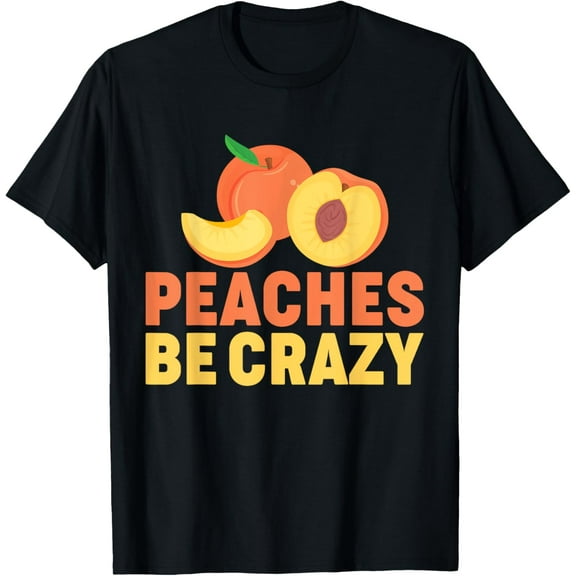Funny Peach Pun Fruit Georgia Iced Tea T-Shirt100% cotton