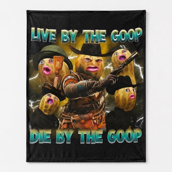 Funny Peanut Meme Graphic Fleece Throw Blanket, Soft 280 GSM Polyester