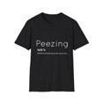 thumbnail image 1 of Funny Peezing Definition Baby Bump Unisex Softstyle T-Shirt, 1 of 4