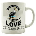 thumbnail image 1 of Pelican 11 oz Coffee Mug - Pelecanidae Humor White Ceramic Gift, 1 of 4