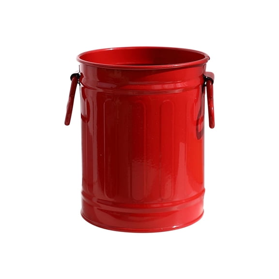 Funny Pen Holder Large Capacity Desktop Storage Box Decorative Organizer for Office Home and Study(Red)