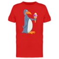thumbnail image 1 of Funny Penguin And Ice Cream Cone Tee Men's -Image by Shutterstock, 1 of 1