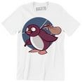 thumbnail image 1 of Funny Penguin Carrying Traveling Bag Graphic Design Men's T-Shirt, 1 of 4