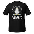 thumbnail image 1 of Funny Penguin Gift I Just Really Like Penguins OK T-Shirt (Black, S), 1 of 1