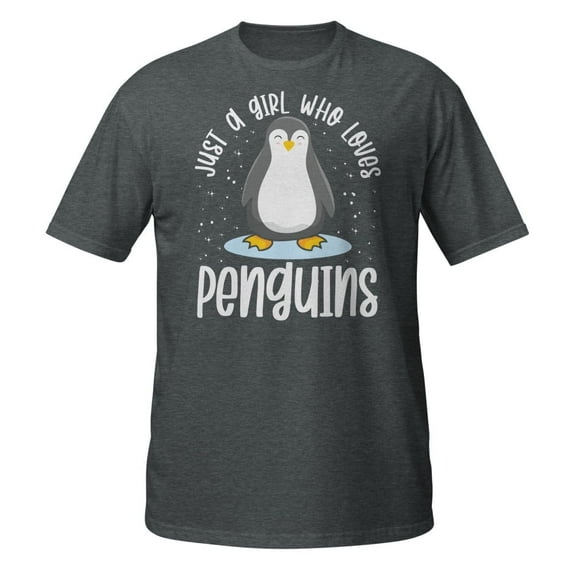 Funny Penguin Gift I Just Really Like Penguins OK T-Shirt (Dark Heather, 3XL)