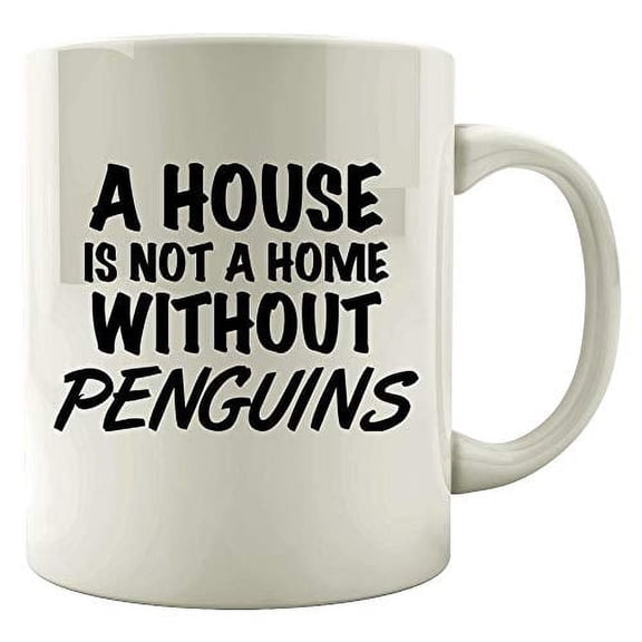Funny Penguins 11 oz Coffee Mug - Antarctica Gift White Ceramic