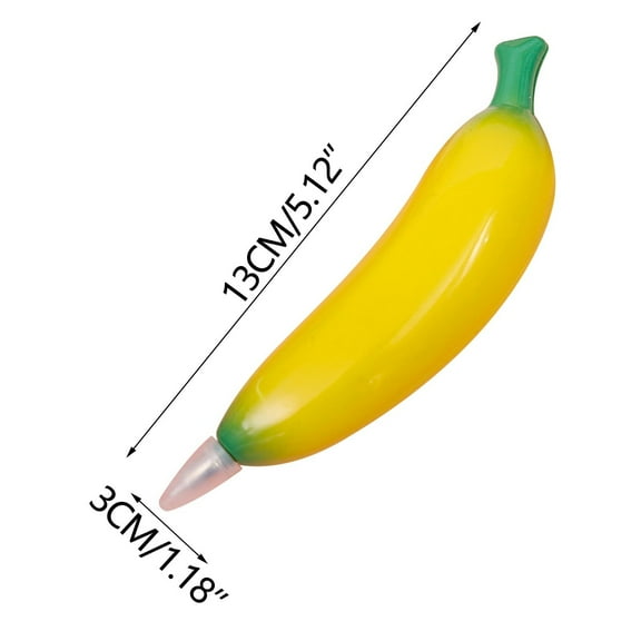 Funny Pens 10ml Fruit Shaped Ballpoint Pen Black Inks Magnetic For Easy Storage Apples Orange Watermelon Pineapple Banana And Strawberry Shapes