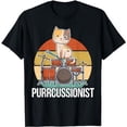 thumbnail image 1 of Funny Percussion Drummer Drumming Drums Saying I Kitten Cat T-Shirt, 1 of 3