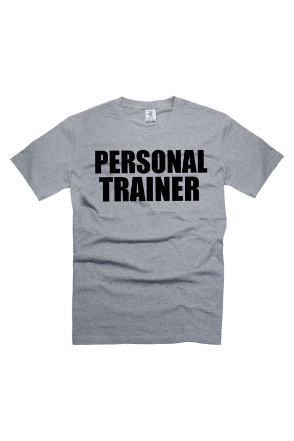 Funny Personal Trainer Shirt Fitness Instructor Shirt Funny Gym Trainer Shirt Gym Gifts (Small Grey)