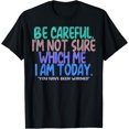 thumbnail image 1 of Funny Personality Sarcastic Morning Attitude T-Shirt men and women can wear,black,white,creative gift, 1 of 4