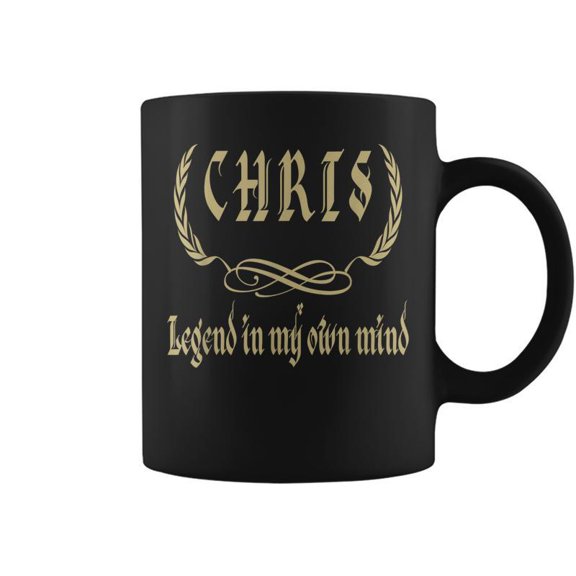 Funny Personalized Name Gift For Men Named Chris Coffee Mugs