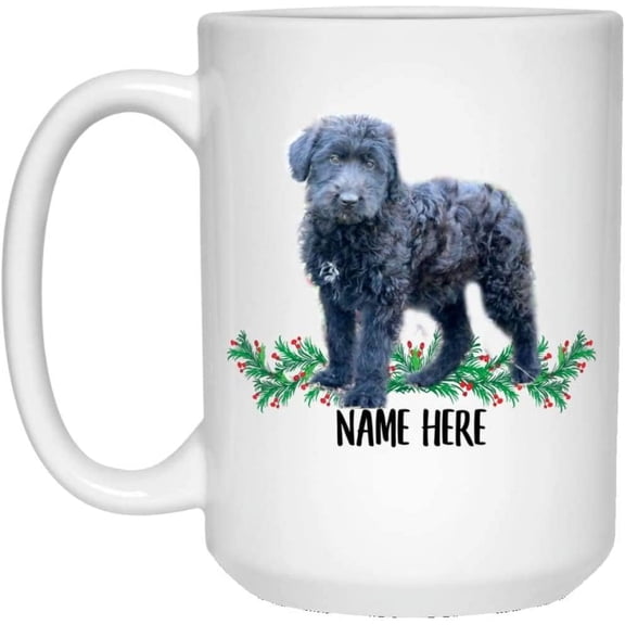 Funny Personalized Text Gifts Sheepadoodle Custom Name Christmas 2022 Gifts White Coffee Mug White 15oz