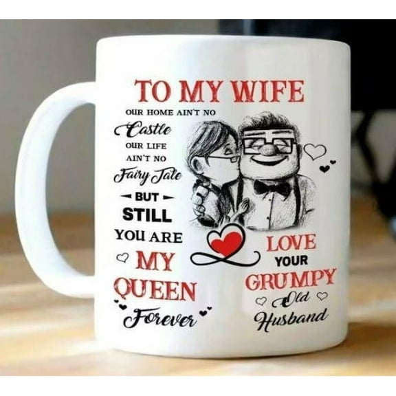 Funny Personalized To My Wife Mug Birthday Gift For Wife From Husband Annivers