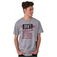 thumbnail image 1 of Funny Pessimist To Don't List Lazy Men's Graphic T Shirt Tees Brisco Brands L, 1 of 4