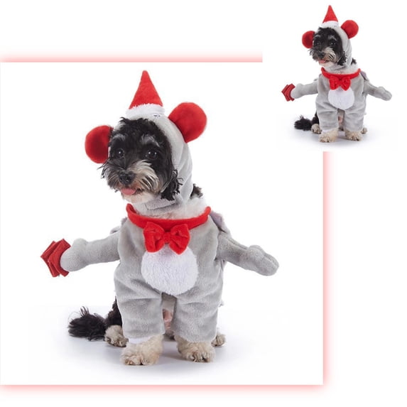 Funny Pet Halloween Costume, Standing Cosplay Dog Cat Outfit with 3D Arms, Assorted Styles for Holiday Party & Photo Shoot