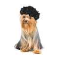 thumbnail image 1 of Funny Pet Wig, Afro Explosion Hair Costume Wig for Cats and Dogs, Hilarious Photo Prop for Halloween, Parties and Comedic Videos. Black One Size, 1 of 4