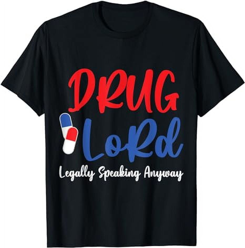 Funny Pharmacist Drug Lord Pharmacy Technician Red Blue Pill TShirt