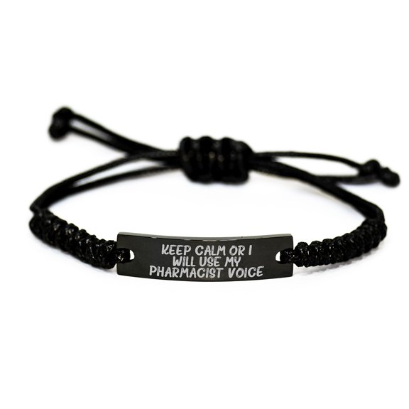 Funny Pharmacist Gifts Rope Bracelet for Men Women Friends Coworkers Family - Unique Christmas Unique Gifts from Men Women Friends Coworkers Family to Pharmacist