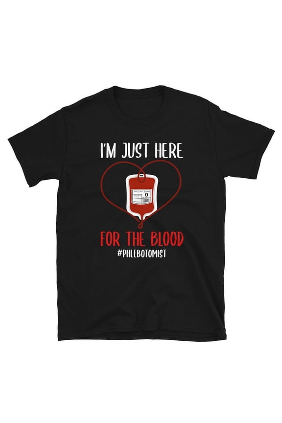 Funny Phlebotomist Shirt Phlebotomy Tech Gift Venipuncture Cotton Tee,for men and women up to 5XL